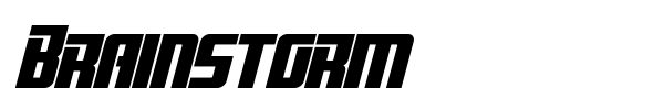 Brainstorm font preview